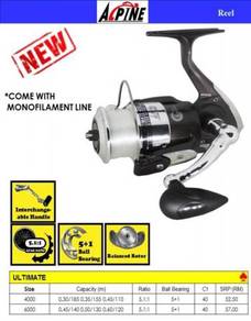 Alpine ikan baung rod combo alpine ultimate, 7kaki