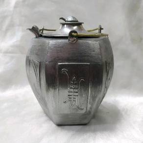 Vintage Chinese Wine Warmer Pot Pewter