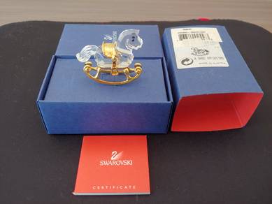Authentic Swarovski Crystal Memories Rocking Horse