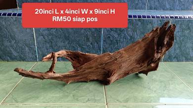 Fishtank kayu hiasan driftwood TENGGELAM