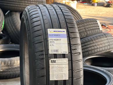 Tayar Baru 215 45 17 Michelin Pilot Sport 5 2026