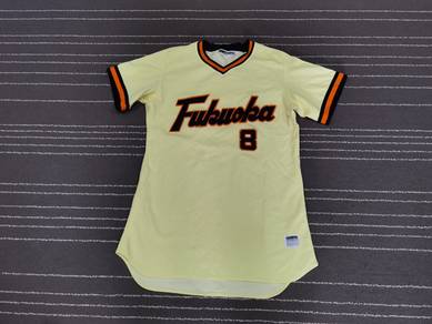 Vintage Fukuoka 8 X GEHRIG V neck M 1604