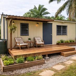20ft Kabin/Cabin Rumah Mini Kebun!