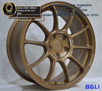 RAYS ZE40 18inc CIVIC FC FE HRV X50 S70 MK7 MK8 FD