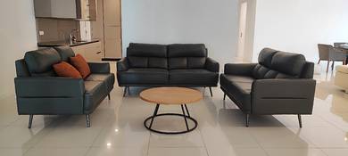 Half Leather Sofa set