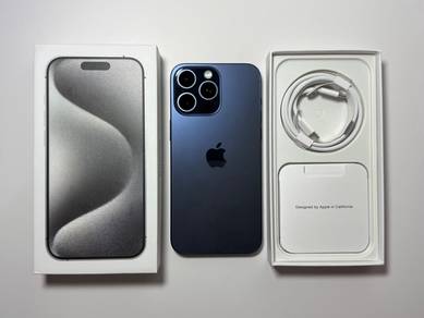 iPhone 15 Pro Max 256gb Blue Fullset
