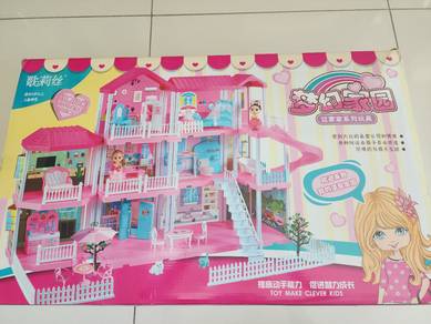 Villa toy girl pretend play set