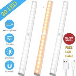 300MM USB Rechargeable 20 LED Motion Sensor Light