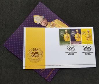 First Day Cover Jubli Perak Sultan Terengganu 2023