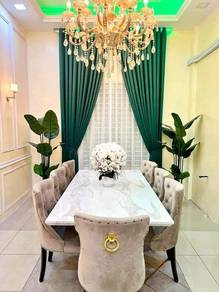 set Meja makan butterfly 