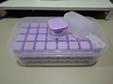 Press Ice Cube Mold Set – 3 Trays (32 Cubes Each) 