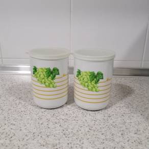 Porcelain Multi-purpose Food Container 2-piece Set