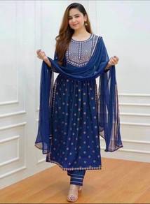 Kurti with Pants and Dupatta