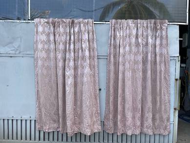 B879 Langsir 400x215cm Curtain French Pleat x2 pcs