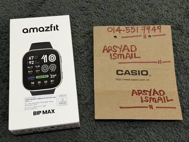 New Amazfit Bip Max Silver (Sealed)