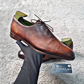 Berluti Logo Leather Pantofle