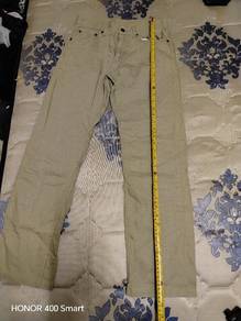 Uniqlo UJ Regular Fit Straight Jeans (Khaki/Sand)