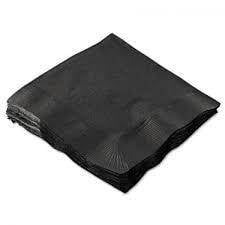 Tissue Black Cocktail Napkin 2ply