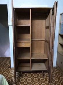 Vintage Mid-Century Wardrobe / Almari Baju Lama