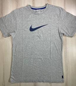 Nike Classic Swoosh Grey Tee #DC Used