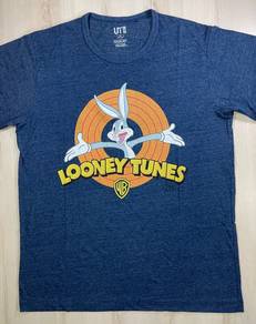 Uniqlo Looney Tunes Dark Grey Tee #DH Used