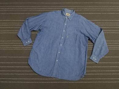 Vintage EDWIN CO LTD denim shirt XL