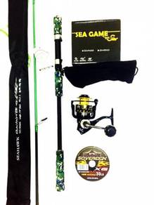 Seahawk gachiri rod combo shino japan sea game 4k