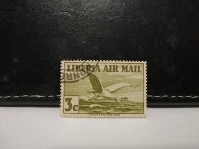 1938 Liberia Stamp Sea Bird