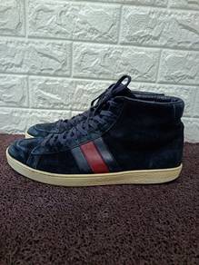 Uk8 Gucci suede high-tops Sneakers