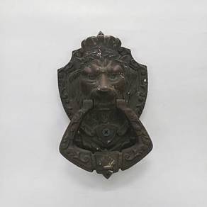 Vintage Antique Style Solid Brass Lion DOOR HANDLE