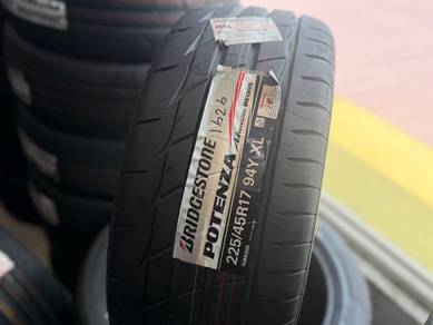 Tayar Baru 225 45 17 Bridgestone Potenza RE005 26