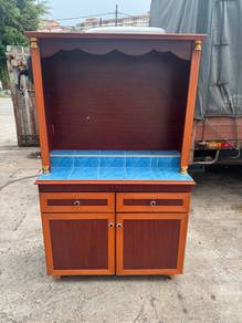 6ft Multipurpose Display Cabinet Drawer Kitchen Ra
