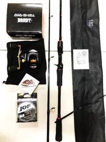 Skygitz hunter rod combo awa-shima beast reel