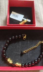 Gold Bracelet and Loket Pendant 999 real Gold 