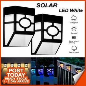 [25.11] Lampu Solar Lamp Wall Light Fence Garden