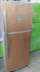 Gold Fridge Sharp Refrigerator Peti Ais Freezer
