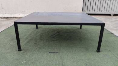 YD14F Meja Kopi 3 x 3 Feet Coffee Table Metal Leg