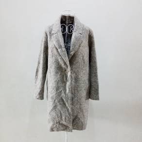 Grey Long Oversize Trend Coat