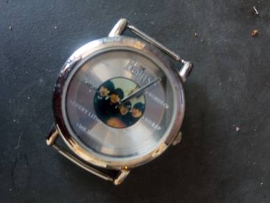 Vintage Collectable Beatles Watch with wooden case