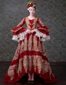 Red Gown Dress Wedding Bridal RBMWD0139
