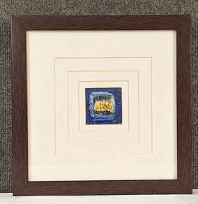 ROMORM88 Framed Collage Abstract Enamel Art II