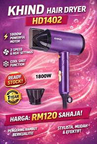 Hair Dryer KHIND HD1822💜