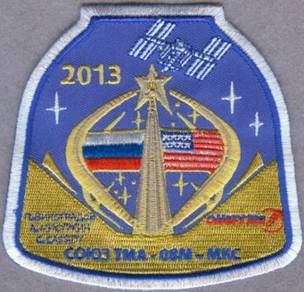NASA Soyuz TMA-08M-MKC Carat Russia Space Patch