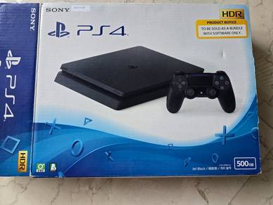 PS4 Slim 500GB + 2 Controllers + 3 Games (Full Box