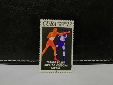 1972 Cuba Stamp Boxing Sport