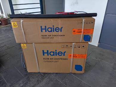 Aircond INVERTER Haier 1.0hp siap pasang B97