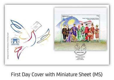 First Day Cover National Costume Malaysia 2019