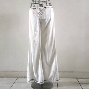 Tommy Jeans elastic waist white track pants