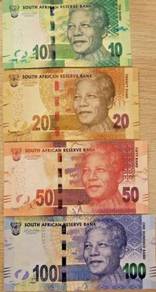 South AFRICA Noble Mandela banknotes 2012 set