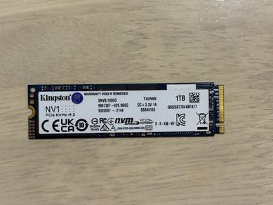 Kingston NV1 1TB NVMe M.2 SSD – SNVS/1000G